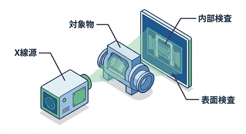 X線を使用した非破壊検査装置とは