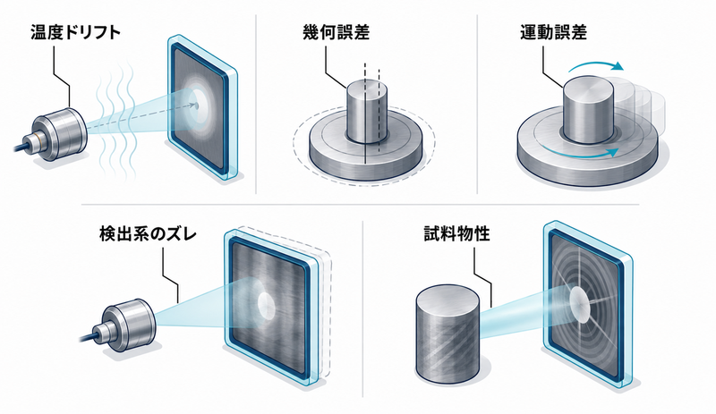 CT検査で測定誤差を及ぼす原因