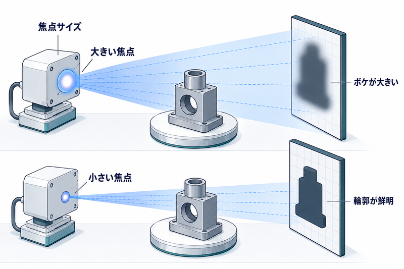 焦点サイズとは