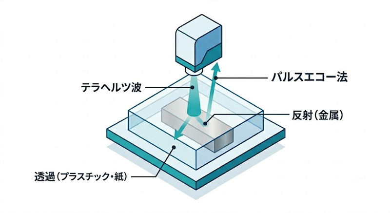 テラヘルツ波を用いた非破壊検査とは