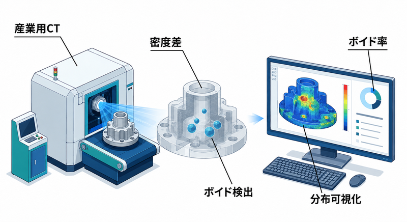 産業用CTによるボイド解析の仕組みと活用法