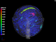 キャンディーの空隙の大きさによる色別表示